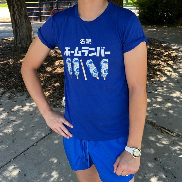 JAPAN SWEET FAMOUS CANDY COMPANY MEN CARTOON T SHIRT POPSICLE POP ICE CREAM BAR - Picture 5 of 16